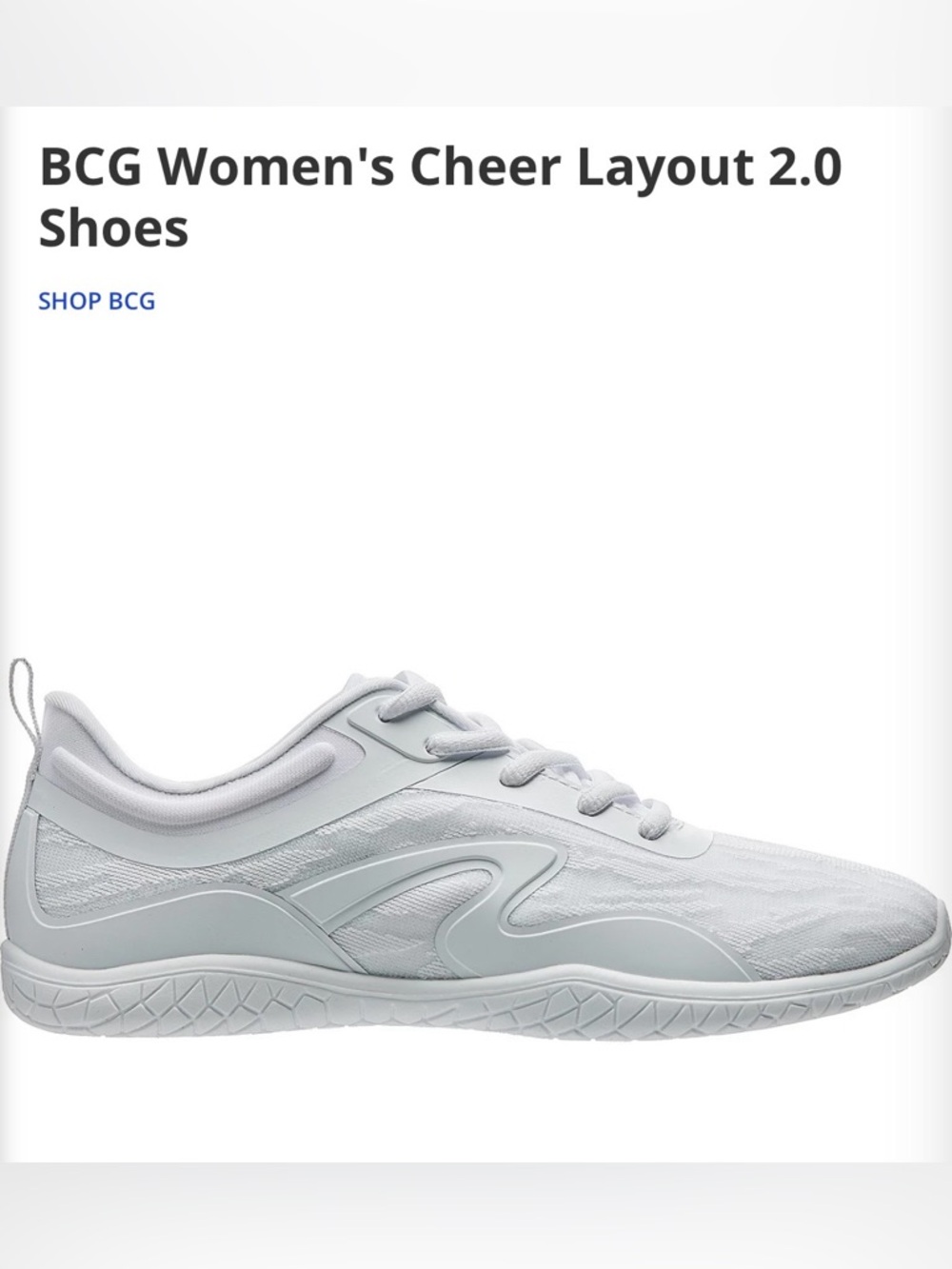 bcg White Women's Athletic Trainer Shoes